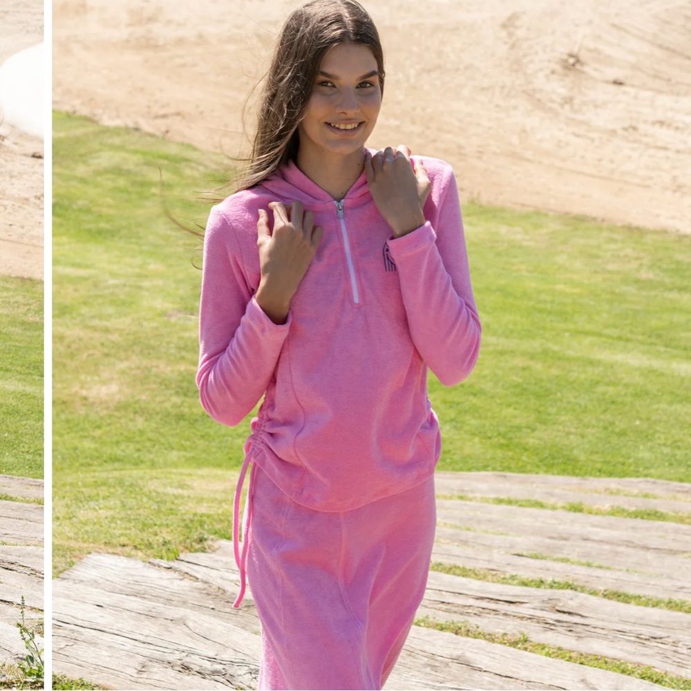Minimawe Swim Terry Half Zip Up